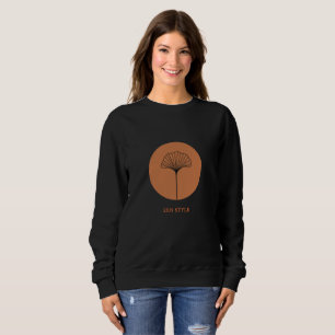 Sweatshirt T-Shirt d'art botanique Boho Zen