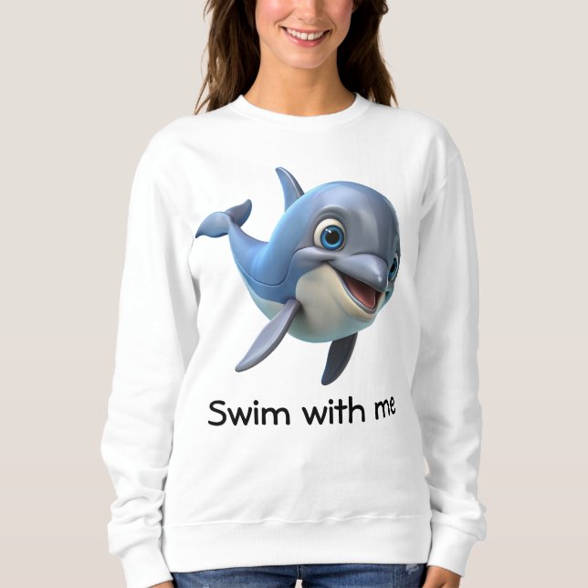 Sweatshirt T-shirt de base pour femmes (Devant)