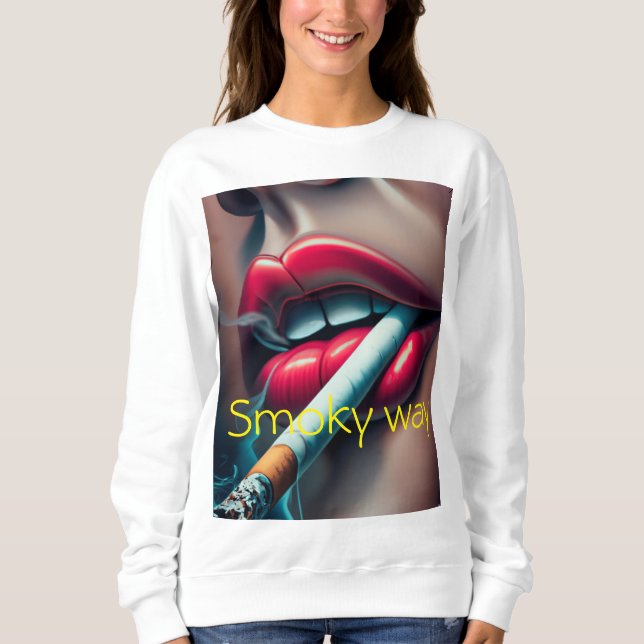 Sweatshirt T-shirt de base pour femmes (Devant)