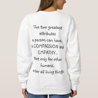 Sweatshirt T-shirt de compassion et d'empathie
