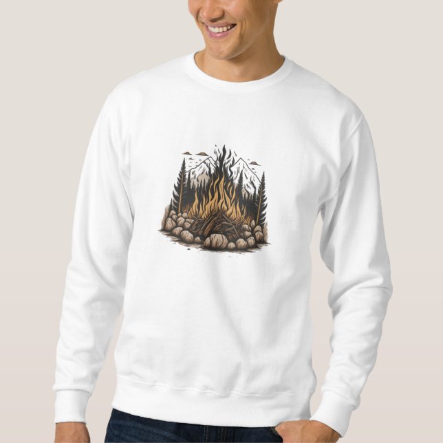 Sweatshirt T-Shirt De Contes Feux (Devant)