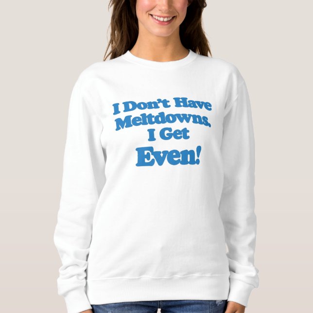 Sweatshirt T-shirt de fusion sur l'autisme (Devant)