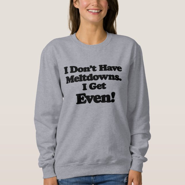 Sweatshirt T-shirt de fusion sur l'autisme (Devant)