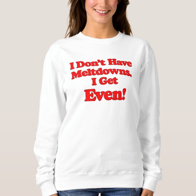 Sweatshirt T-shirt de fusion sur l'autisme (Devant)