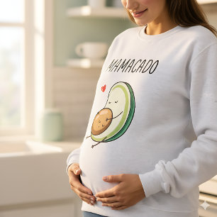 Sweatshirt T-shirt de grossesse drôle MAMACADO Maman Avocat