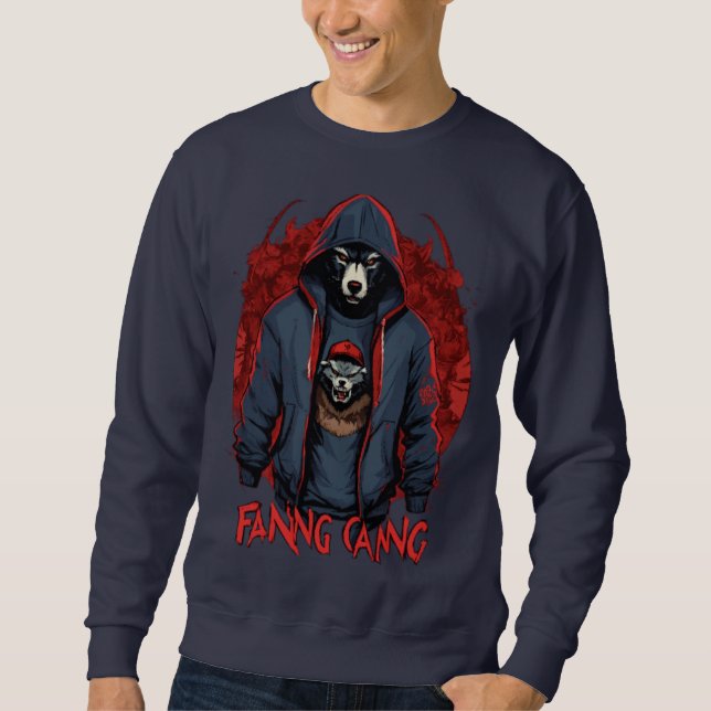 Sweatshirt T-shirt de la nature Fierce Sentinel (Devant)