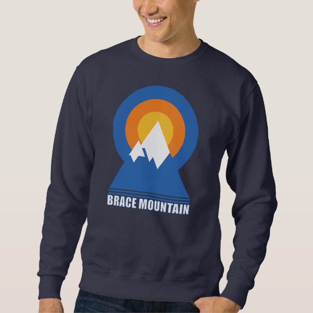 Sweatshirt T-shirt de la randonnée de Brace Mountain (Devant)