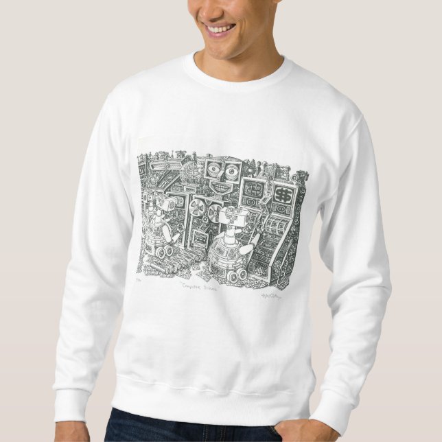 Sweatshirt T-shirt de l'informatique (Devant)