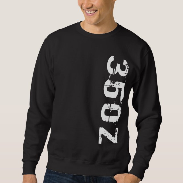 Sweatshirt T-shirt de logo de Z Vert (Devant)