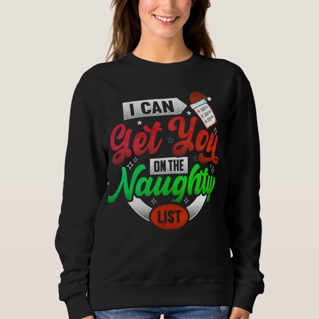 Sweatshirt T-shirt de Noël amusant pour les célébrations ! (Devant)