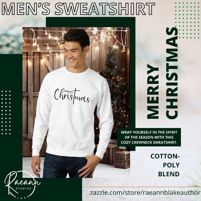 Sweatshirt T-shirt de Noël basique pour hommes (Créateur téléchargé)