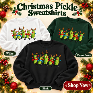 Sweatshirt T-shirt de Noël drôle de pickle de renne en course