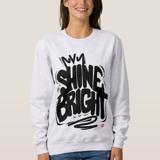 Sweatshirt T-Shirt de qualité Shine Bright (Devant)