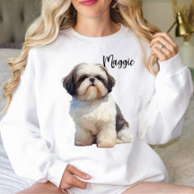 T-shirt de sudation de chien mignon