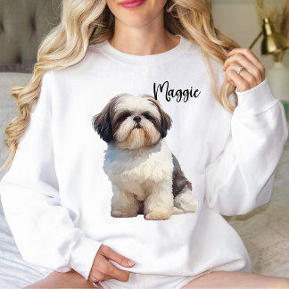 Sweatshirt T-shirt de sudation de chien mignon