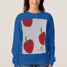 T-shirt design de peinture fraise
