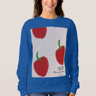 Sweatshirt T-shirt design de peinture fraise