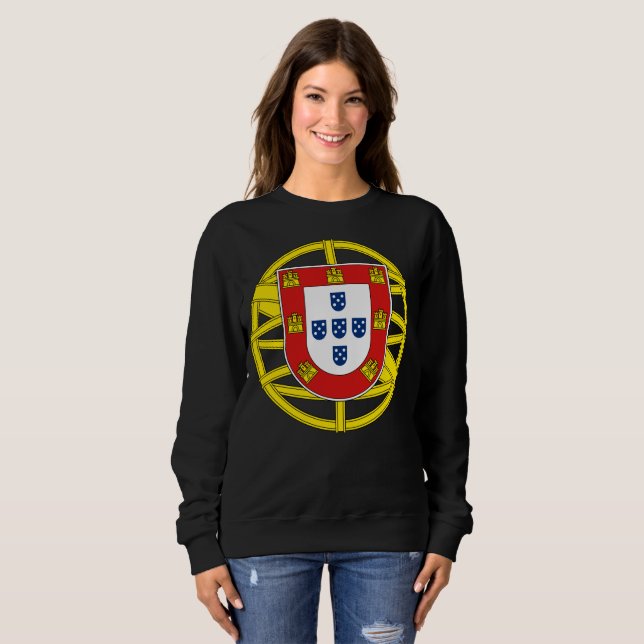 Sweatshirt T-shirt design portugais (Devant entier)