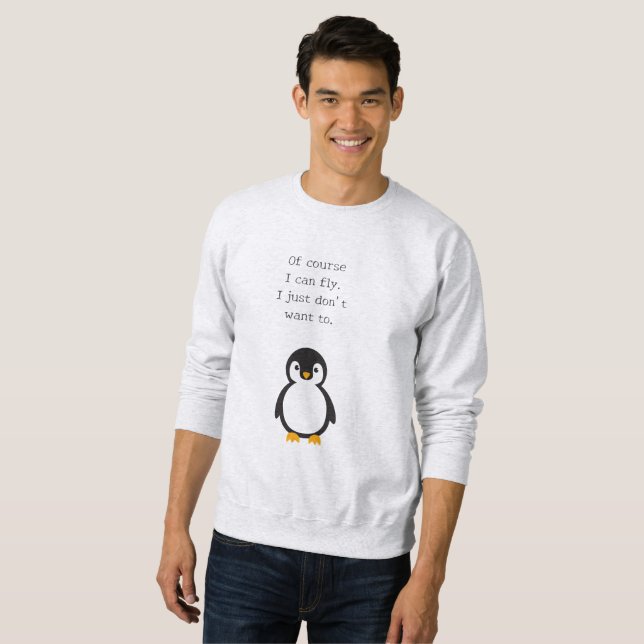 Sweatshirt T-shirt drôle (Devant entier)