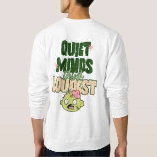 Sweatshirt T-shirt drôle avec graphique de cerveau de zombie