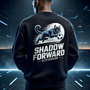 Sweatshirt T-shirt drôle de chat de football — Cadeau pour am