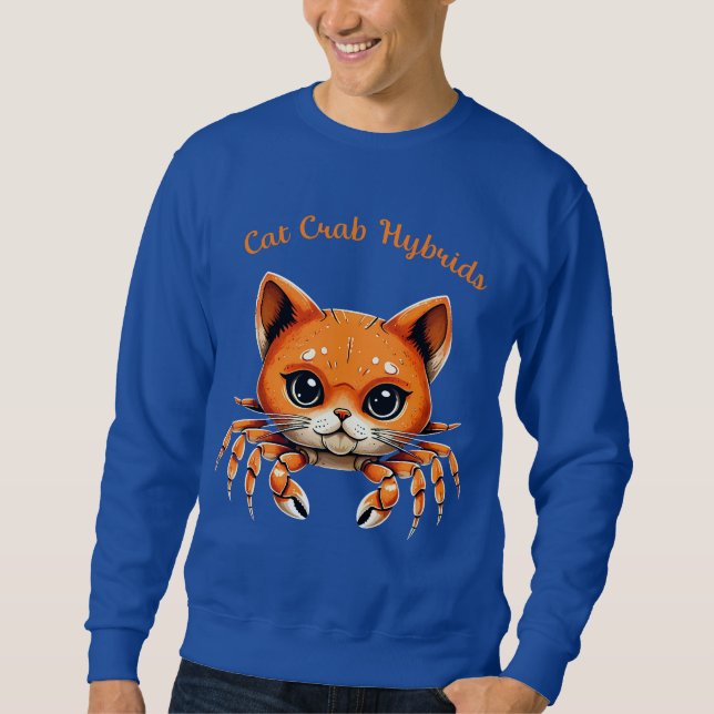 Sweatshirt T-shirt drôle de créature chat crabe mignon pour l (Devant)