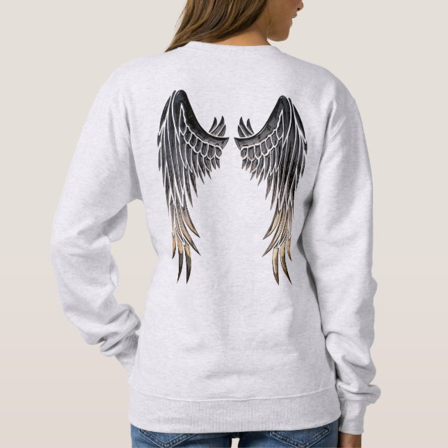 Sweatshirt T-shirt féminin élégant parfait pour chaque occasi (Dos)
