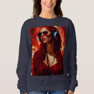 Sweatshirt T-shirt femme design spécial