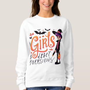 Sweatshirt T-shirt fille hallowen