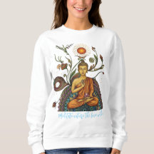 T-shirt graphique à méditer sur l'amour de la natu