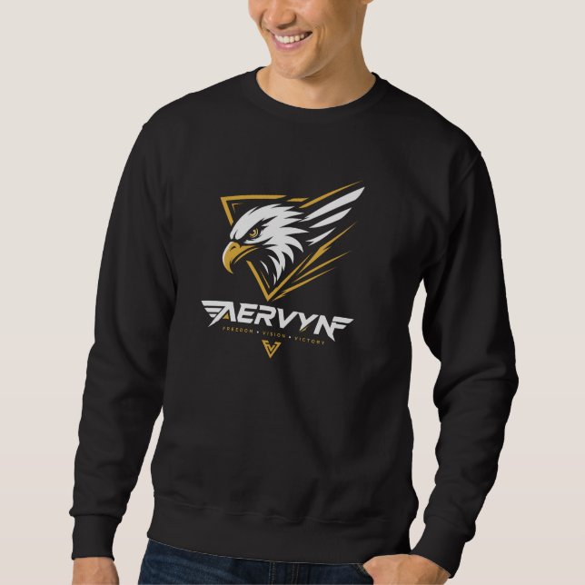 Sweatshirt T-Shirt Graphique AERVYN Eagle | Vision de Liberté (Devant)