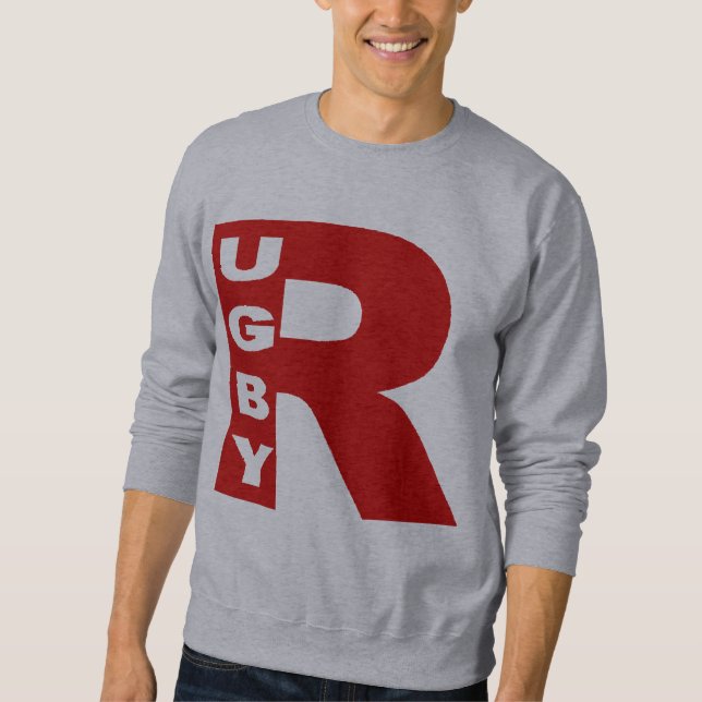 Sweatshirt T-shirt gris  pour Hommes RUGBY (Devant)