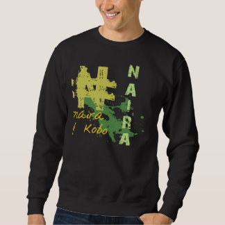 Sweatshirt T-shirt grunge de signe de Naira