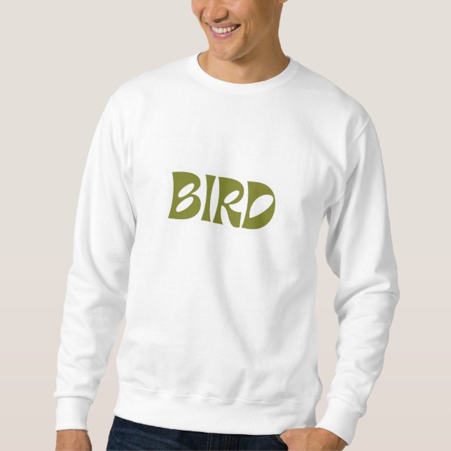 Sweatshirt T-shirt Homme esthétique "Parole d'oiseau" (Devant)