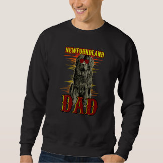 Sweatshirt T-shirt homme Newfie Chien Terre-Neuve Papa