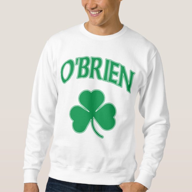 Sweatshirt T-shirt irlandais de shamrock d'O'Brien (Devant)