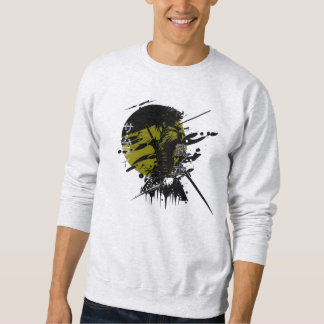 Sweatshirt T-shirt japonais d'art d'encre Samurai Warrior