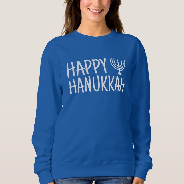 Sweatshirt T-Shirt Joyeux Hanukkah (Devant)