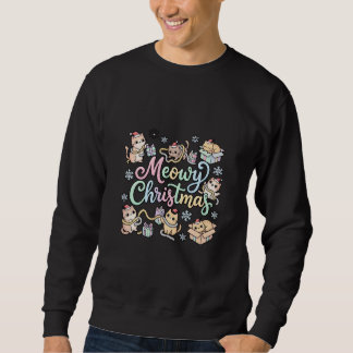 Sweatshirt T-Shirt Meowy Noël