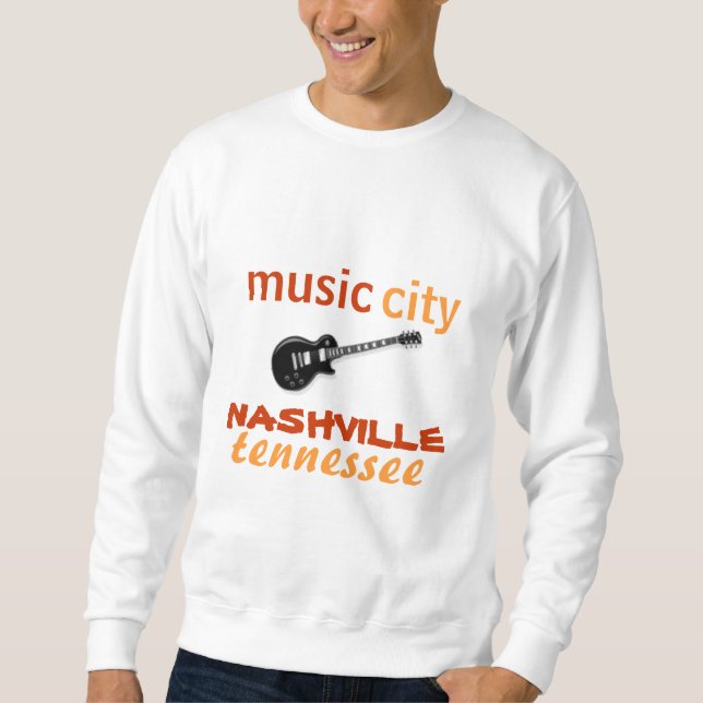 Sweatshirt T-Shirt Music City (Devant)