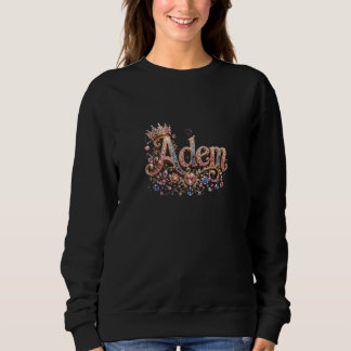 Sweatshirt T-Shirt Noir Adam Couronne
