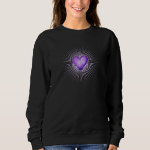 Sweatshirt T-shirt 'Nous avons besoin d'une révolution violet