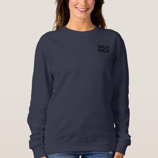 Sweatshirt T-shirt Nuit (Devant)