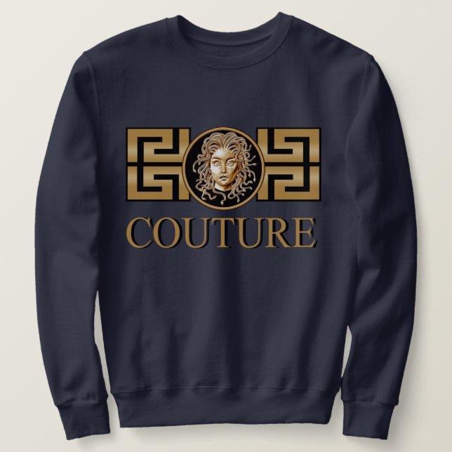 Sweatshirt T-shirt or Medusa Couture (Design devant)