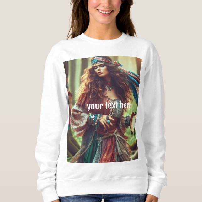 Sweatshirt T-Shirt personnalisable gitane (Devant)