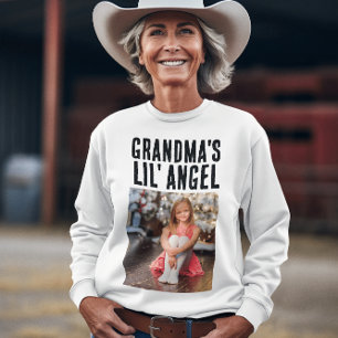 SWEATSHIRT T-SHIRT PERSONNALISÉ PHOTO MAMIE