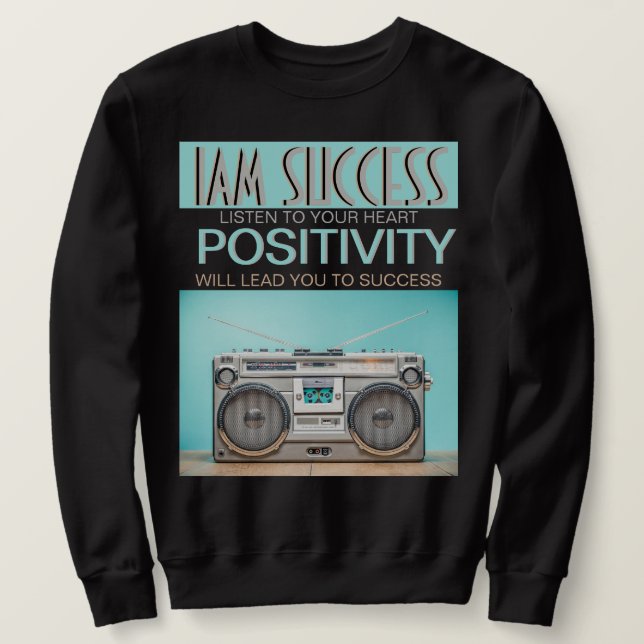 Sweatshirt T-Shirt POSITIVITÉ (Design devant)