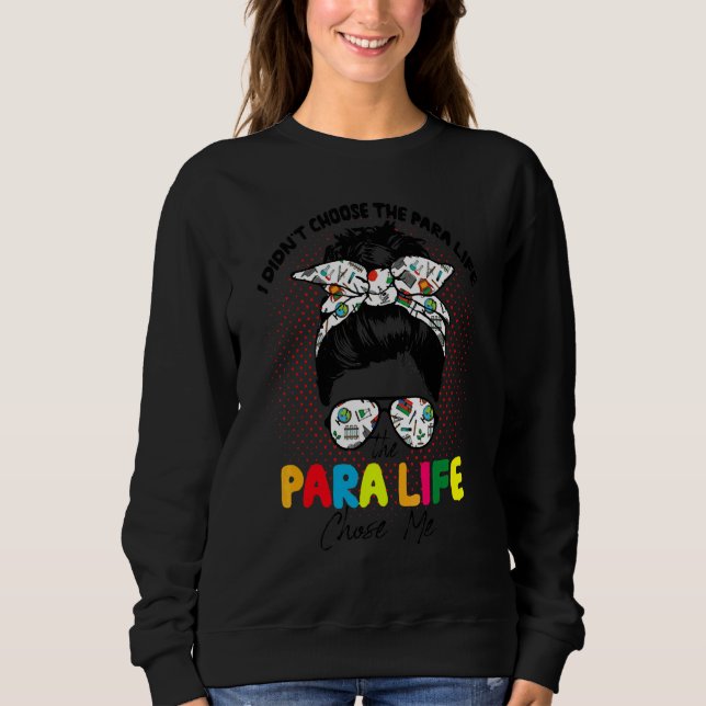 Sweatshirt T-shirt pour enseignant paraprofressionnel Para Li (Devant)