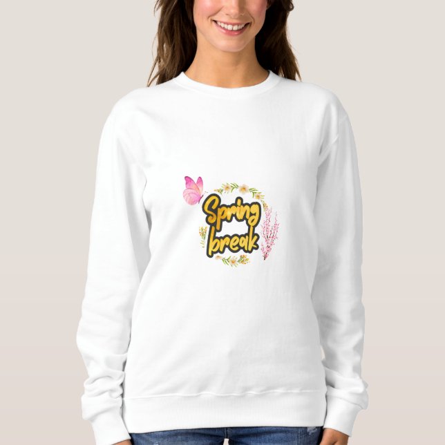 Sweatshirt T-shirt printemps/T-shirt printemps/T-shirt printe (Devant)
