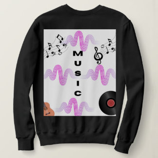 Sweatshirt T-Shirt Rétro pour Amoureux de Musique sur Vinyle